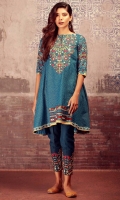 Embroidered Khaddar Shirt 2.5m  Printed Khaddar Sleeves 0.75m  Embroidered Khaddar Shalwar 2.5m