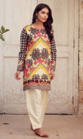 Printed Khaddar Shirt Front 1.25m  Printed Khaddar Shirt Back 2m  Khaddar Shalwar 2.5m