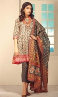 Printed Cambric Shirt 3m Cambric Shalwar 2.5m Lawn Dupatta 2.5m