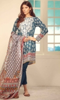 Embroidered Cambric Shirt 3m Cambric Shalwar 2.5m Lawn Dupatta 2.5m