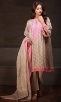 Embroidered Khaddar Shirt 3m Khaddar Shalwar 2.5m Khaddar Dupatta 2.5m