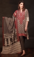 Embroidered Khaddar Shirt 3m Khaddar Shalwar 2.5m Khaddar Dupatta 2.5m