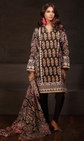 Printed Khaddar Shirt 1.25m Printed khaddar Shirt 2m Khaddar Dupatta 2.5m