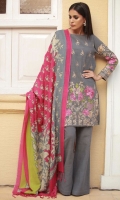 Embroidered Khaddar Shirt 3.25m Khaddar Shalwar 2.5m Printed Shawl 2.5m