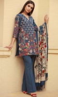Embroidered Khaddar Shirt 3.25m Khaddar Shalwar 2.5m Printed Shawl 2.5m