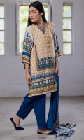 Printed Linen Shirt 2.5m Linen Shalwar 2.5m Linen Dupatta 2.5m