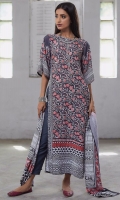 Printed Linen Shirt 2.5m Linen Dupatta 2.5m