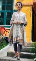 Shirt Front: Printed 1.25 meter Shirt Back: Printed 1.25 meter Sleeves: Printed 1 Pair Dupatta: Printed 2.5 meter Trouser: Dyed 2.5 meter