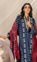 Dupatta: Pearl Printed - 01 Piece Shirt Front: Pearl Printed - 01 Piece Shirt Back: Pearl Printed - 01 Piece Sleeves: Pearl Printed - 01 Pair Trouser: Dyed - 01 Piece 