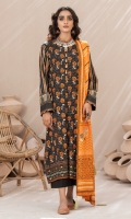 Dupatta: Pearl Printed - 01 Piece Shirt Front: Pearl Printed - 01 Piece Shirt Back: Pearl Printed - 01 Piece Sleeves: Pearl Printed - 01 Pair Trouser: Dyed - 01 Piece 