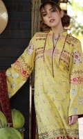 Embroidered Woven Yarn Unstitched 3 Piece Suit 