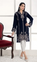 1 Piece Ready to Wear Embroidered Velvet