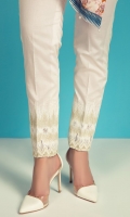 2.5 meter cambric pants Embroidered tissue border