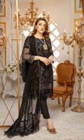 Shirt: - Luxury and Fancy Embroidered Pure Chiffon Dupatta / Shawl: - Fancy Embroidered Pure Chiffon Dupatta Trouser : - Dyed