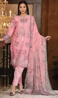 3pc embroidered lawn chikankari suit