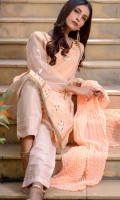 Embroidered Organza Unstitched 3 Piece Suit