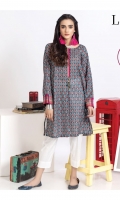 Lawn Digital printed straight kurta , embellished with intricate hand made tassals.