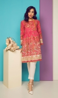 PRINTED SHIRT BOAT WITH SIDE CUT NECK FROCK CUT FULL LENGTH GATHER SLEEVES PRINTED BACK BUTTON ON NECKLINE PRINTED SHIRT BOAT WITH SIDE CUT NECK FROCK CUT FULL LENGTH GATHER SLEEVES PRINTED BACK BUTTON ON NECKLINE