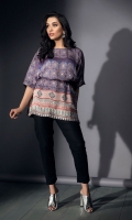 PRINTED SHIRT BOAT NECK BAGGY STYLE WITH STRAIGHT HEM 3 QUARTER STRAIGHT SLEEVES PRINTED BACK PRINTED SHIRT BOAT NECK BAGGY STYLE WITH STRAIGHT HEM 3 QUARTER STRAIGHT SLEEVES PRINTED BACK