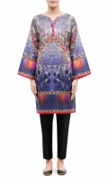 PRINTED KURTA ROUND NECK FULL LENGTH STRAIGHT SLEEVES STRAIGHT HEM PRINTED BACK TASSELS STONES AND PEARLS PRINTED KURTA ROUND NECK FULL LENGTH STRAIGHT SLEEVES STRAIGHT HEM PRINTED BACK TASSELS STONES AND PEARLS