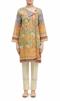 SIDE OPEN ROUND NECK FULL LENGTH STRAIGHT SLEEVES STRAIGHT HEM PRINTED BACK TASSELS AND PEARLS SIDE OPEN ROUND NECK FULL LENGTH STRAIGHT SLEEVES STRAIGHT HEM PRINTED BACK TASSELS AND PEARLS