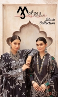 - Printed & Embroidered Lawn Chikankari Shirt - Lawn Dupatta - Plain Trouser