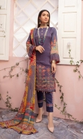 Chikankari Lawn Shirt Crinkle Chiffon Dupatta Plain Trouser
