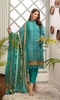 Embroidered Jacquard Linen Embroidered Wool Shawl Plain Trouser