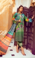 Embroidered Lawn Chikenkari Shirt Lawn Dupata Plain Trouser