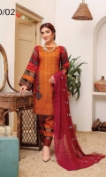 Embroidered Viscose Shirt Embroidered Crinkle Dupatta Plain Trouser
