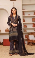 Embroidered Viscose Shirt Embroidered Crinkle Dupatta Plain Trouser