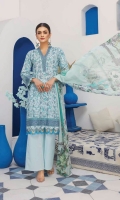Embroidered Lawn Shirt Crinkle Chiffon Dupatta Plain Trouser