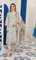 Embroidered Lawn Shirt Crinkle Chiffon Dupatta Plain Trouser