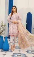 Embroidered Lawn Shirt Crinkle Chiffon Dupatta Plain Trouser