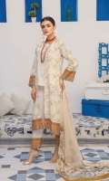 Embroidered Lawn Shirt Crinkle Chiffon Dupatta Plain Trouser