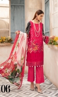 Sequence Chikankari Printed Lawn Crinkle Dupatta Plain Trouser