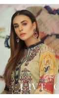 Embroidered Karandi Shirt Printed Chiffon Dupatta Dyed Trouser