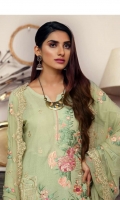 Embroidered Karandi Shirt Bimber Chiffon Embroidered Dupatta Dyed Trouser