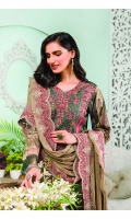 Embroidered Masoori Lawn Digital Printed Back Printed Sleeves Embroidered Chiffon Dupatta Dyed Lawn Trouser