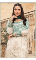 Jacquard Shirt Khaddi dupatta Embroidered trouser Embroidered organza sleeve lace I Embroidered sleeves lawn Lace II Embroidered organza sleeve lace III Embroidered ghera organza Lace Embroidered organza ghera patch