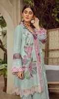 Embroidered Lawn Unstitched 3 Piece Suit 