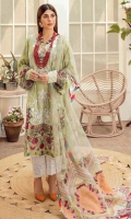 Embroidered Lawn Unstitched 3 Piece Suit 