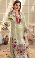 Embroidered Lawn Unstitched 3 Piece Suit 