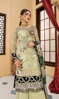 Embroidered Front Chiffon. Embroidered Back Chiffon. Embroidered Sleeves Chiffon. Embroidered Dupatta Chiffon Contrast. Embroidered Gala Motif. Embroidered Front Border. Embroidered Front Border, 2. Embroidered Back Border. Embroidered Sleeves Border. Embroidered Trouser Border. Border. Trouser.