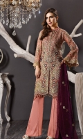 Embroidered Chiffon Unstitched 3 Piece Suit 