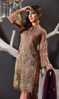 Embroidered Chiffon Unstitched 3 Piece Suit 