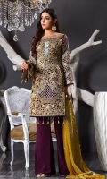 Embroidered Chiffon Unstitched 3 Piece Suit 