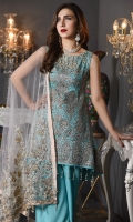 Embroidered Chiffon Unstitched 3 Piece Suit 