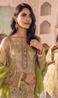 Embroidered Chiffon Unstitched 3 Piece Suit