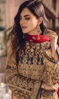 Embroidered Chiffon Unstitched 3 Piece Suit